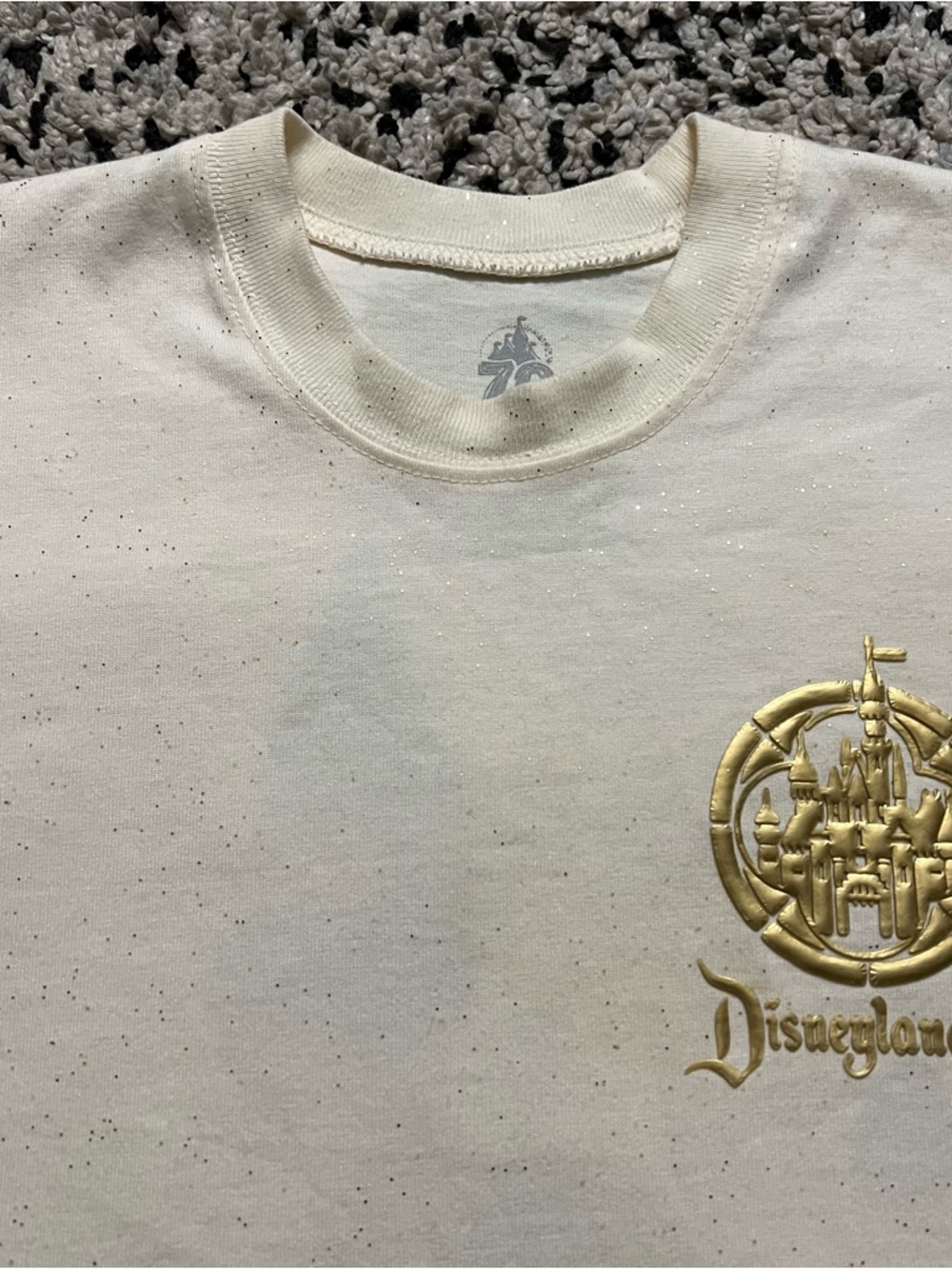 Spirit Jersey Disneyland 70th Anniversary Castle Graphic Oversized Long Sleeve S - Picture 14 of 16